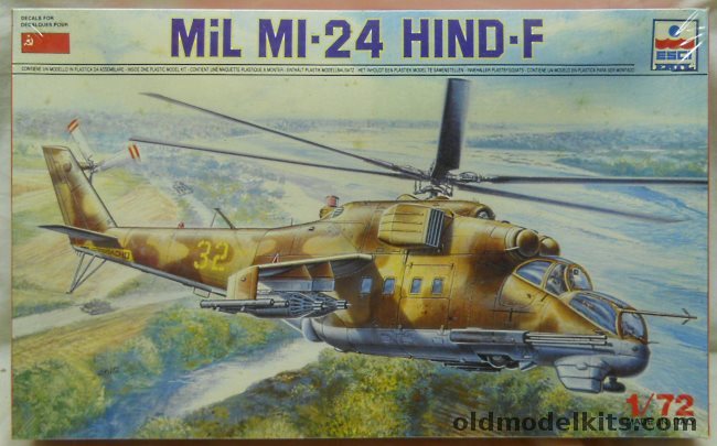 ESCI 1/72 Mil Mi-24 Hind F, 9067 plastic model kit
